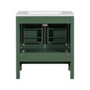 Grungis Bathroom Vanity with Single Combination Under Counter Sink and Soft Closure,Bathroom Storage Cabinet with 2 Doors and a Drawer - 4 of 4