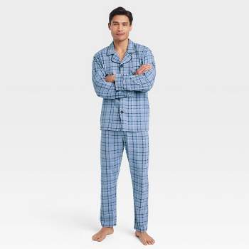 Hanes Premium Men's Knit Long Sleeve Pajama Set 2pc