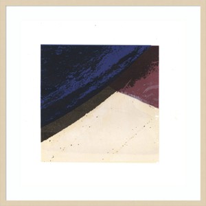 33"x33" Terrace by Francois Domain Wood Framed Wall Art Print - Amanti Art: Abstract Giclee, Modern Decor - 1 of 4