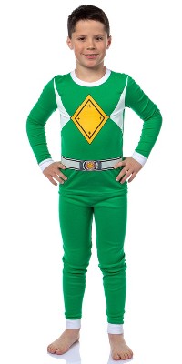 Power Rangers Boys' Red Ranger Classic Character Costume Sleep Pajama Set Red
