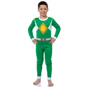 Power Rangers Boys' Red Ranger Classic Character Costume Sleep Pajama Set Red - 1 of 4