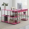 Breighton Home Designs2Go No Tools Desk and Console Table Set - 2 of 4