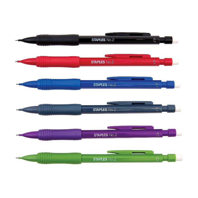Staples Mechanical Pencils No. 2 Medium Lead Dozen (29082), 3 of 9