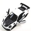 KiNSMART - 2010 Porsche 911 GT2 RS 1:36 Scale 5" Die Cast Metal Model Toy Sports Car Toy (White) - 3 of 4