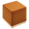 Modway Tilden 17 in. Square Performance Velvet Upholstered Ottoman - 3 of 4