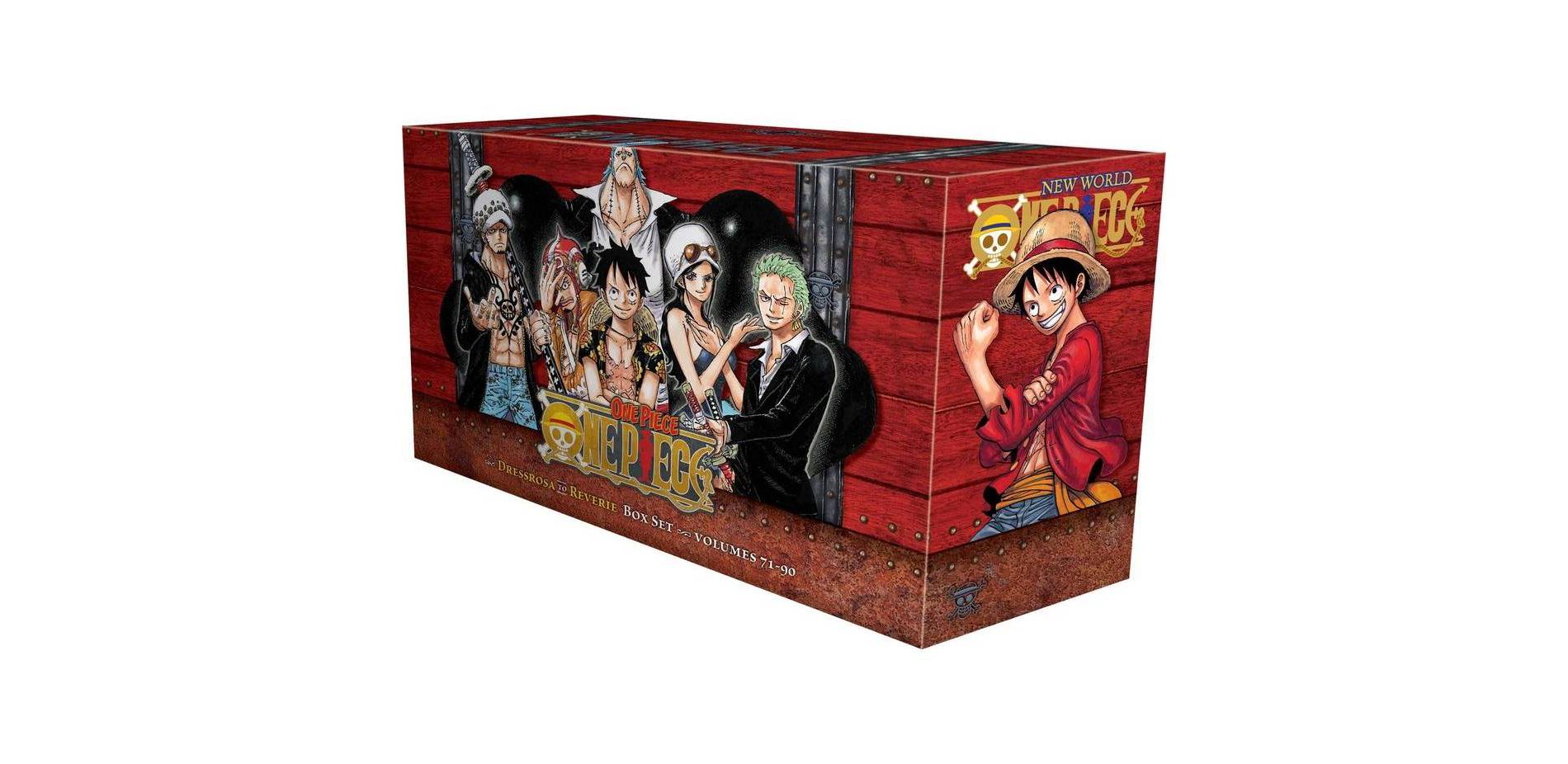 One Piece Box Set 4: Dressrosa to Reverie - (One Piece Box Sets) by  Eiichiro Oda (Paperback)