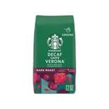 Starbucks Dark Roast Decaf Ground Coffee — Caffè Verona — 100% Arabica — 1 bag (12 oz.)