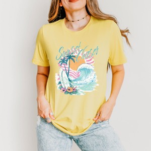 Simply Sage Market Sunset Chaser Waves Short Sleeve Tee - 1 of 4