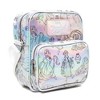 Disney Vegan Leather Cross Body Backpack with Adjustable Strap, Tangled Rapunzel Poses Iridescent Holographic - 2 of 4