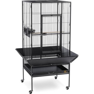 Prevue Pet Products 3352BLK Park Plaza Bird Cage, Black Hammerstone, Large - 1 of 4