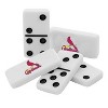 MasterPieces Officially Licensed MLB St. Louis Cardinals 28 Piece Dominoes Game for Adults - 3 of 3