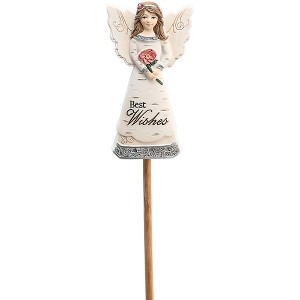 Pavilion Gift Company - Best Wishes - 3" Angel Floral Pick - Decorative Objects - 1 of 4
