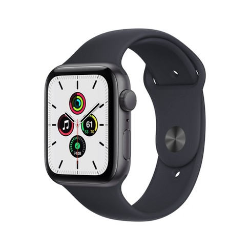 Apple Watch SE GPS (1st generation) 44mm Space Gray Aluminum Case with  Midnight Sport Band