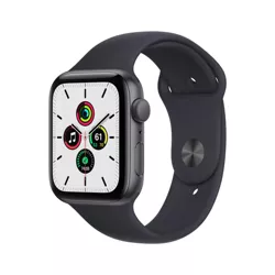 Apple Watch SE GPS (1st generation) 44mm Space Gray Aluminum Case with Midnight Sport Band