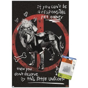 Trends International Marvel Deadpool & Wolverine - Little Unicorn Unframed Wall Poster Prints - 1 of 4