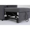 TinyHomie Sleeper Chair 3 in 1 Convertible Chair Bed Pull Out Sleeper Chair Beds Adjustable Single Armchair Sofa Bed - 3 of 4