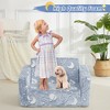 Toddler Couch,Toddler Chair,Kids Sofa Chair 2-in-1 Baby Seat Furniture Fold Out, Convertible Sofa to Lounger Soft Comfy Glow in The Dark Kids Sofa Bed Gifts for Kids Girl Boys - 4 of 4