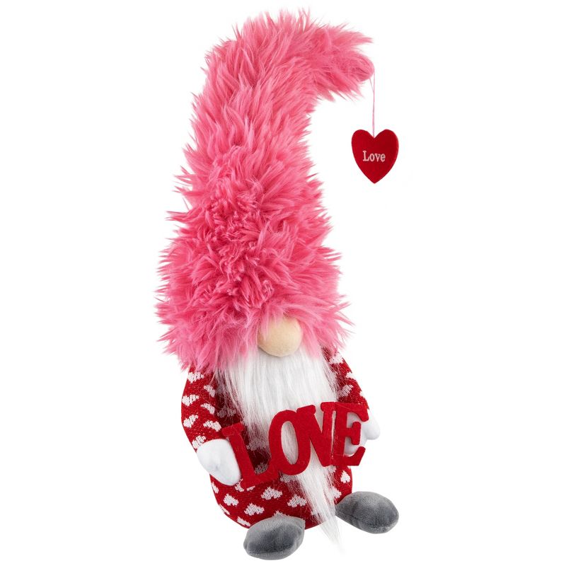 Northlight Fuzzy Love Valentine's Day Gnome - 18", 4 of 7