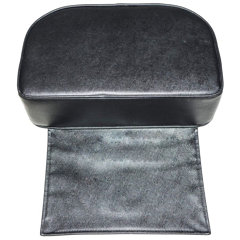 PureSana Chromium Professional Vinyl Child Booster Seat for Salon Chairs, Black, 1 of 7