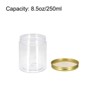 Unique Bargains Aluminum Lid Food Storage Containers Clear Plastic Jars 4 Pcs - 4 of 4
