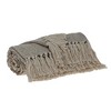 Parkland Collection,Ishan Eclectic Beige 52" X 67" Woven Handloom Throw - 3 of 4
