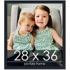 PosterPalooza | Slim Profile Black Picture Frame - UV Acrylic, Foam Board Backing, Hanging Hardware - 2 of 4