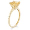 Designs By Gioelli 10K Yellow Gold Cushion Gemstone Solitaire Ring - 2 of 3