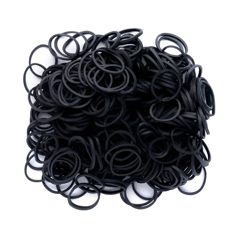 Annie International Rubber Bands - Black - 300ct, 2 of 3