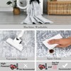 Machine Washable Indoor Rug, Non-Slip Low Pile Carpet for Living Room Hallway, Soft Geometric Design, Stain Resistant & Foldable - 3 of 4