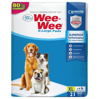 Four Paws Wee-Wee Dog Pads - 21ct - XL