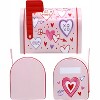 Joyfy 3 Packs Valentine Tin Mailbox for Valentine Party Favors, Classroom Prize Supplies, Valentine’s Greeting Cards, Valentine Exchange Gifts - 2 of 4