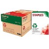 Staples 100% Recycled 8.5" x 11" Copy Paper 20 lbs 92B 500/RM 10 RM/CT 620014 - 2 of 2