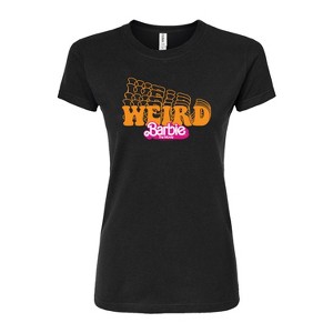 Women's - Barbie - Stacked Weird Barbie Fitted Graphic T-Shirt - 1 of 3