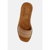 Zosaya Faux Zipper Detail Slip Ons Sandals Women - 4 of 4