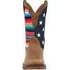 Women's Lady Rebel by Durango® Women's Dusty Brown Serape Flag Western Boot - 3 of 4