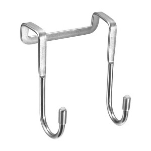 Unique Bargains Stainless Steel S-Shape Kitchen Over-Cabinet Drawer Hooks 2 Pcs - 1 of 4