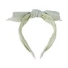 Unique Bargains Exquisite Pearl Rose Jacquard Bow Headband 1 Pc - 4 of 4