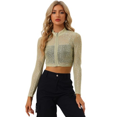 Gold sheer store jacket