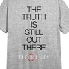 The X-Files The Truth Is Still Out There Crew Neck Short Sleeve Gray Heather Women's Night Shirt - 2 of 2