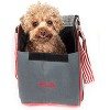 Pet Life Candy Cane' Fashion Pet Carrier Grey-M - 2 of 3