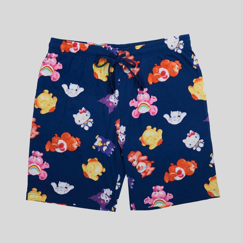 Men's 9" Care Bears x Sanrio Pajama Shorts, 1 of 4
