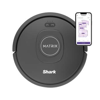 Shark Matrix Robot Vacuum for Carpets and Hardfloors with Self-Cleaning Brushroll and Precision Mapping RV2310