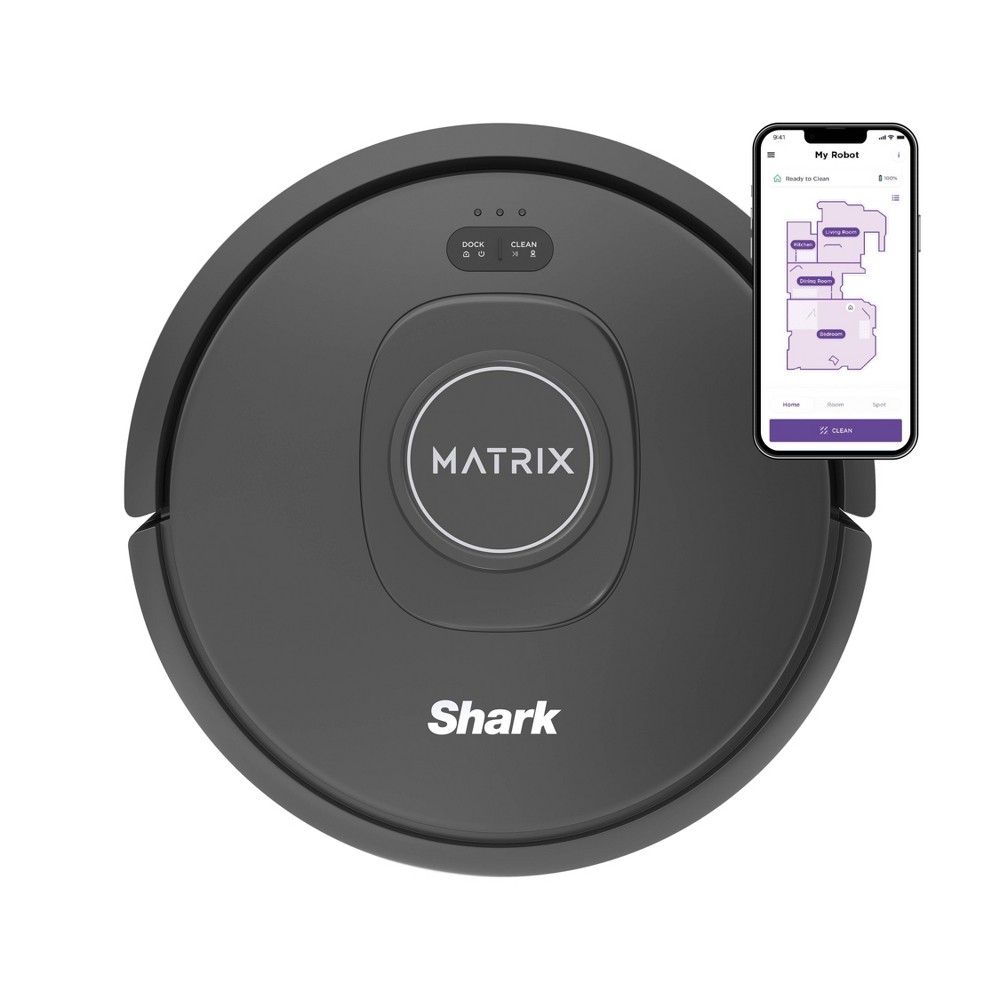 Photos - Vacuum Cleaner SHARK Matrix Robot Vacuum for Carpets and Hardfloors with Self-Cleaning Br 