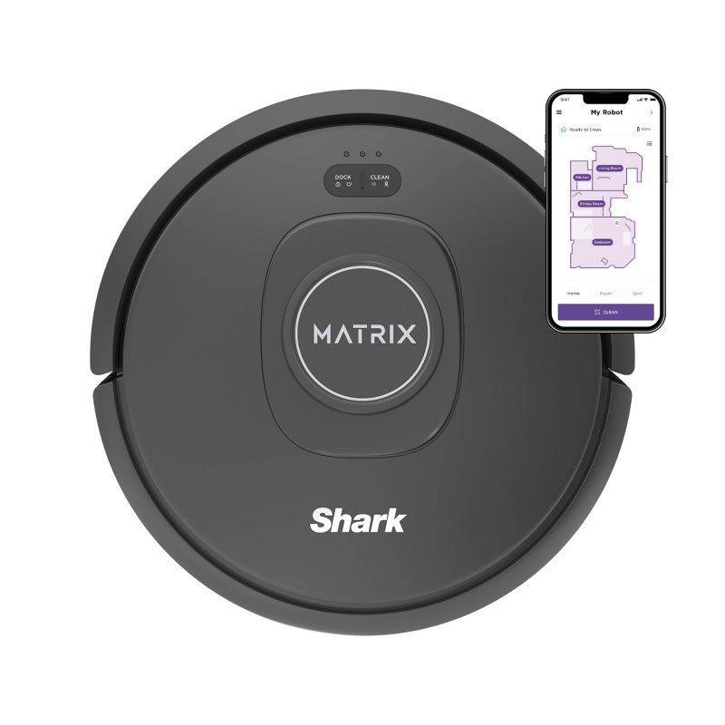 Shark Matrix Robot Vacuum for Carpets and Hardfloors with Self-Cleaning Brushroll and Precision Mapping RV2310, 1 of 12