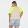 Pride Adult Cropped Boxy 'That's How We Roll' T-Shirt - Oatmeal - 2 of 3