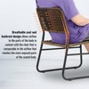 Angel Sar Patio Furniture Set, 3-Piece Wicker Modern Outdoor Patio Furniture Set with Round Table - 3 of 4