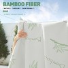 Aoibox Cooling Queen Mattress Protector 100% Waterproof Noiseless Rayon Fiber Soft Breathable Cover Fits 60x80 Inches - 3 of 4