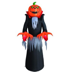 Celebrations Four Season 8 ft. LED Prelit Spinning Pumkin Head Inflatable - 1 of 1