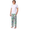 Hasbro Monopoly Men's Monopoly Game Board Sleep Pajama Pants Green - 2 of 4