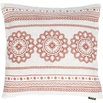 Zarra Pillow - off White - 20" X 20"  - Safavieh